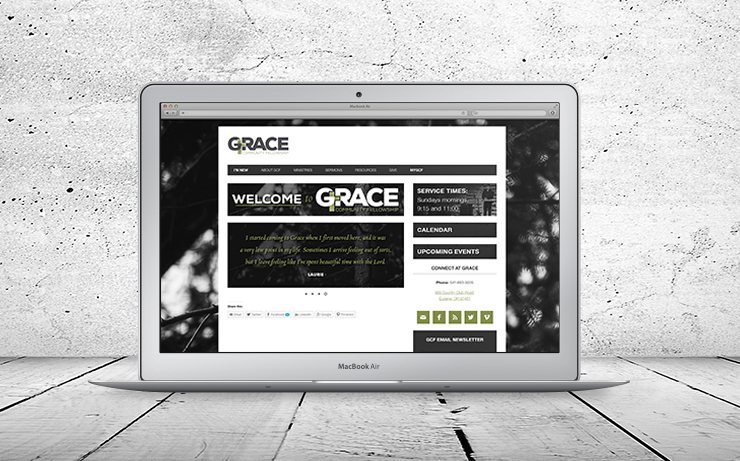 GCF Web Mockup