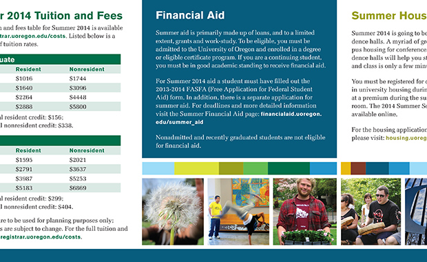 University of Oregon Summer Session | Brochure