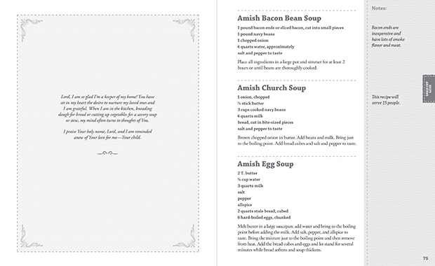 Homestyle Amish Kitchen Cookbook spread