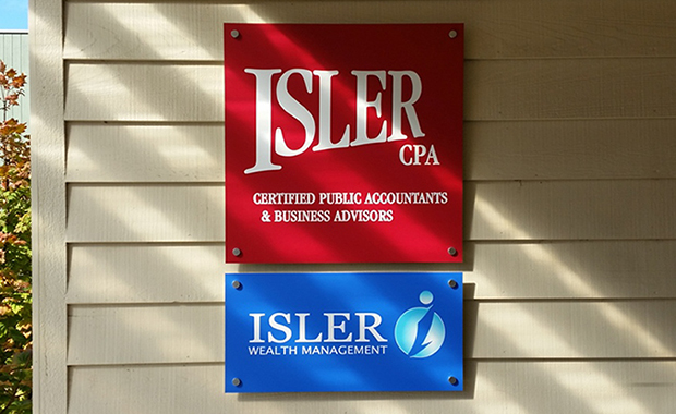 Isler Double Sign