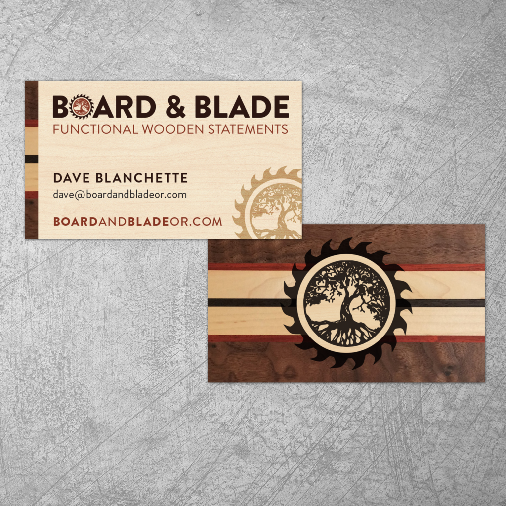 Board and Blade Business Cards